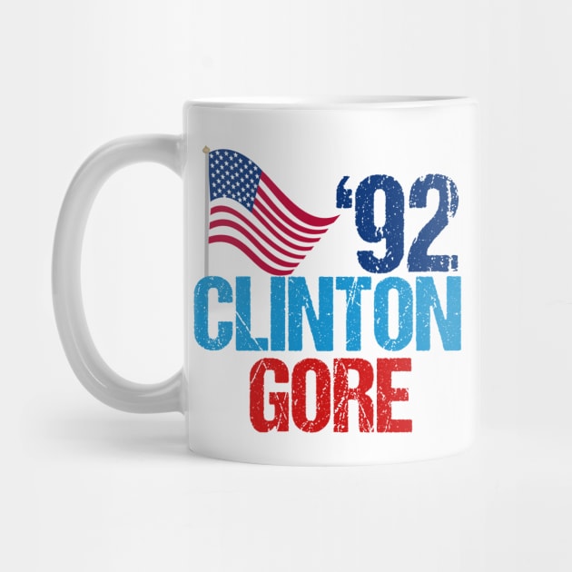 Clinton Gore Vintage Election 1992 by epiclovedesigns